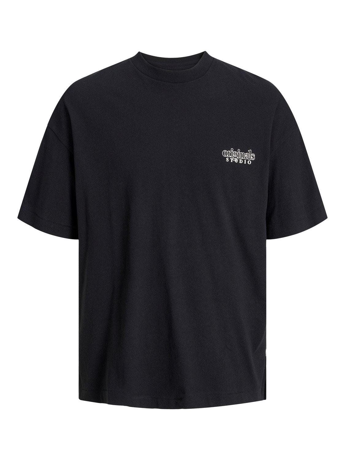 Jack & Jones Nadruk Okrągły dekolt T-shirt -Black - 12252953