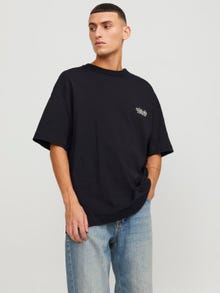 Jack & Jones Camiseta Estampado Cuello redondo -Black - 12252953