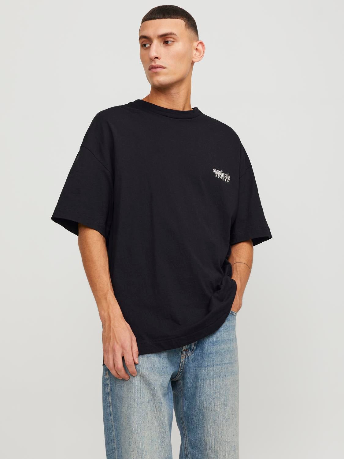 T-shirt Imprimé Col Rond - Jack & Jones - Modalova