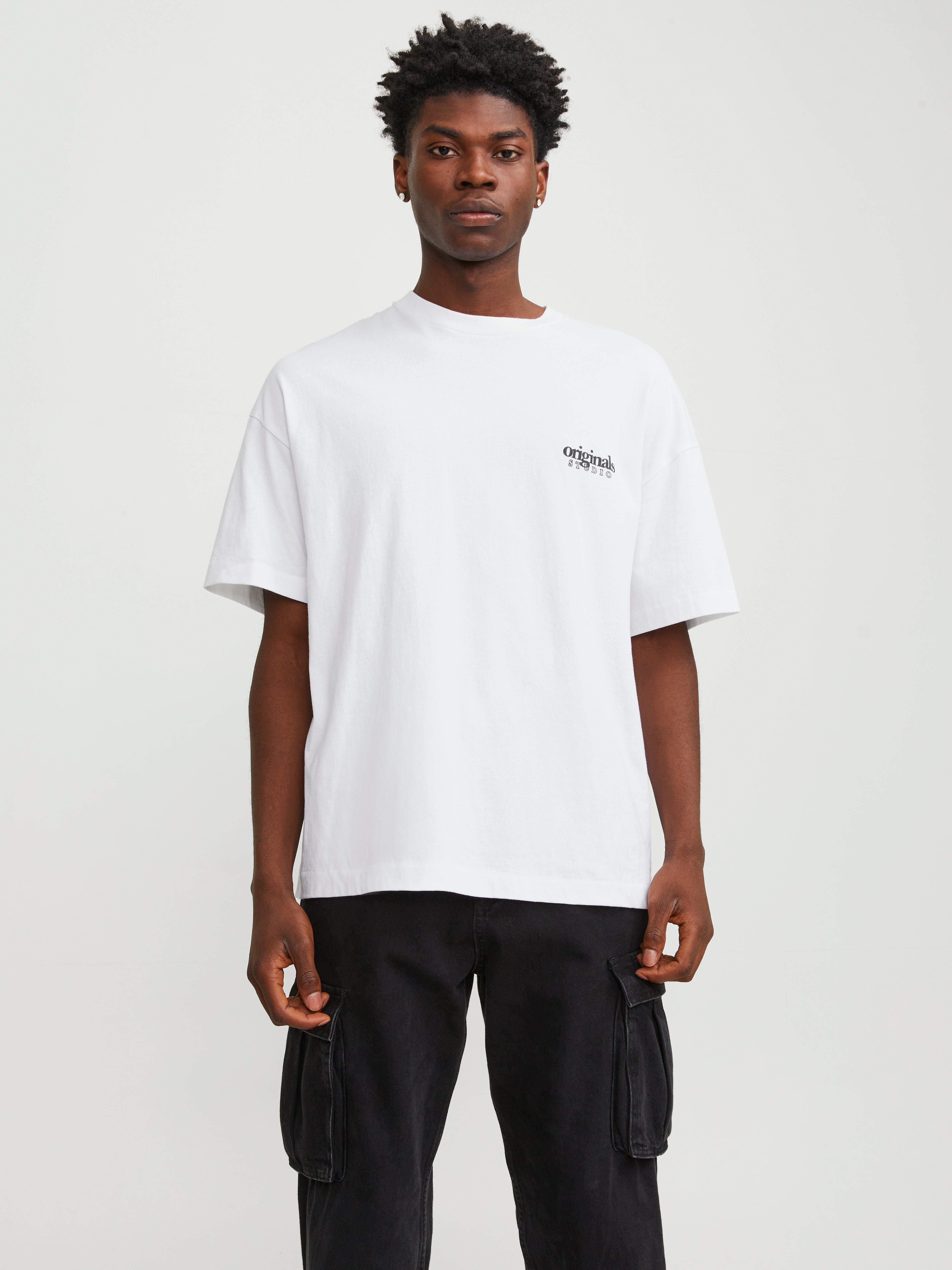 T-shirt Imprimé Col Rond - Jack & Jones - Modalova