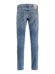 Jack & Jones Slim Fit Ngritje e ulët Xhinse -Blue Denim - 12252973