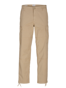 Jack & Jones Calças Cargo Loose Fit -Crockery - 12252976