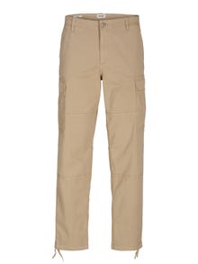 Jack & Jones Loose Fit Cargo kalhoty -Crockery - 12252976