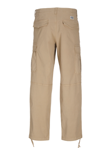Jack & Jones Calças Cargo Loose Fit -Crockery - 12252976