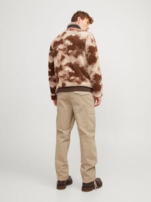 Jack & Jones Calças Cargo Loose Fit -Crockery - 12252976