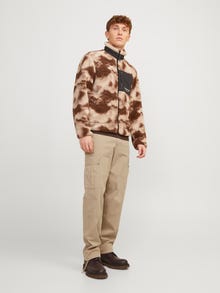 Jack & Jones Calças Cargo Loose Fit -Crockery - 12252976