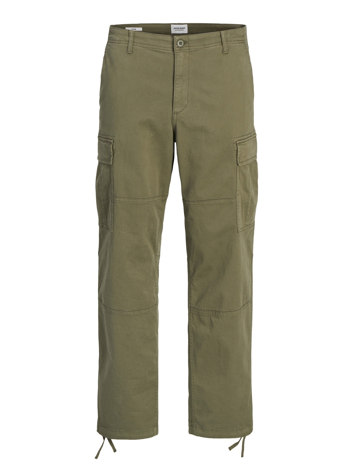 Jack & Jones Loose Fit „Cargo“ stiliaus kelnės -Dusty Olive - 12252976