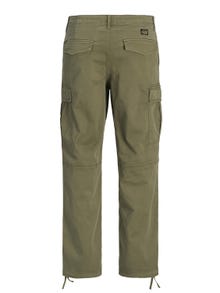 Jack & Jones Loose Fit „Cargo“ stiliaus kelnės -Dusty Olive - 12252976