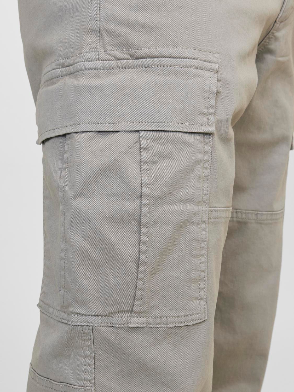 Jack & Jones Loose Fit Spodnie bojówki -Ultimate Grey - 12252976