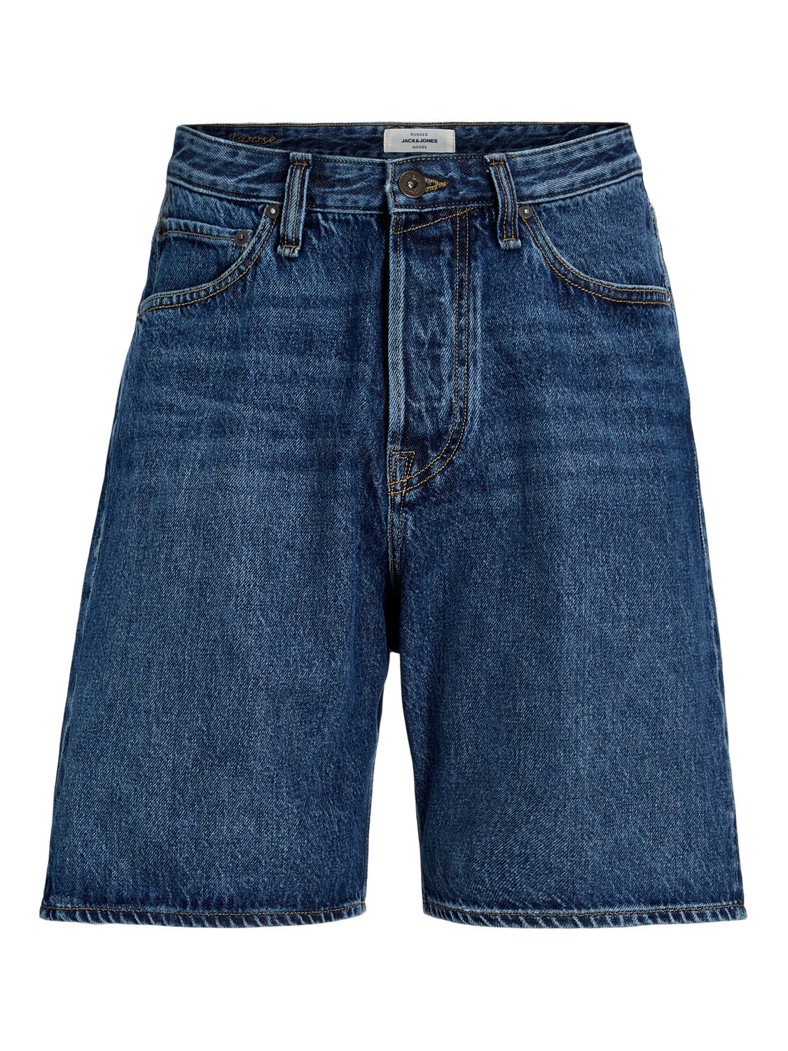 Jack & Jones Relaxed Fit Jeans Shorts -Blue Denim - 12252981