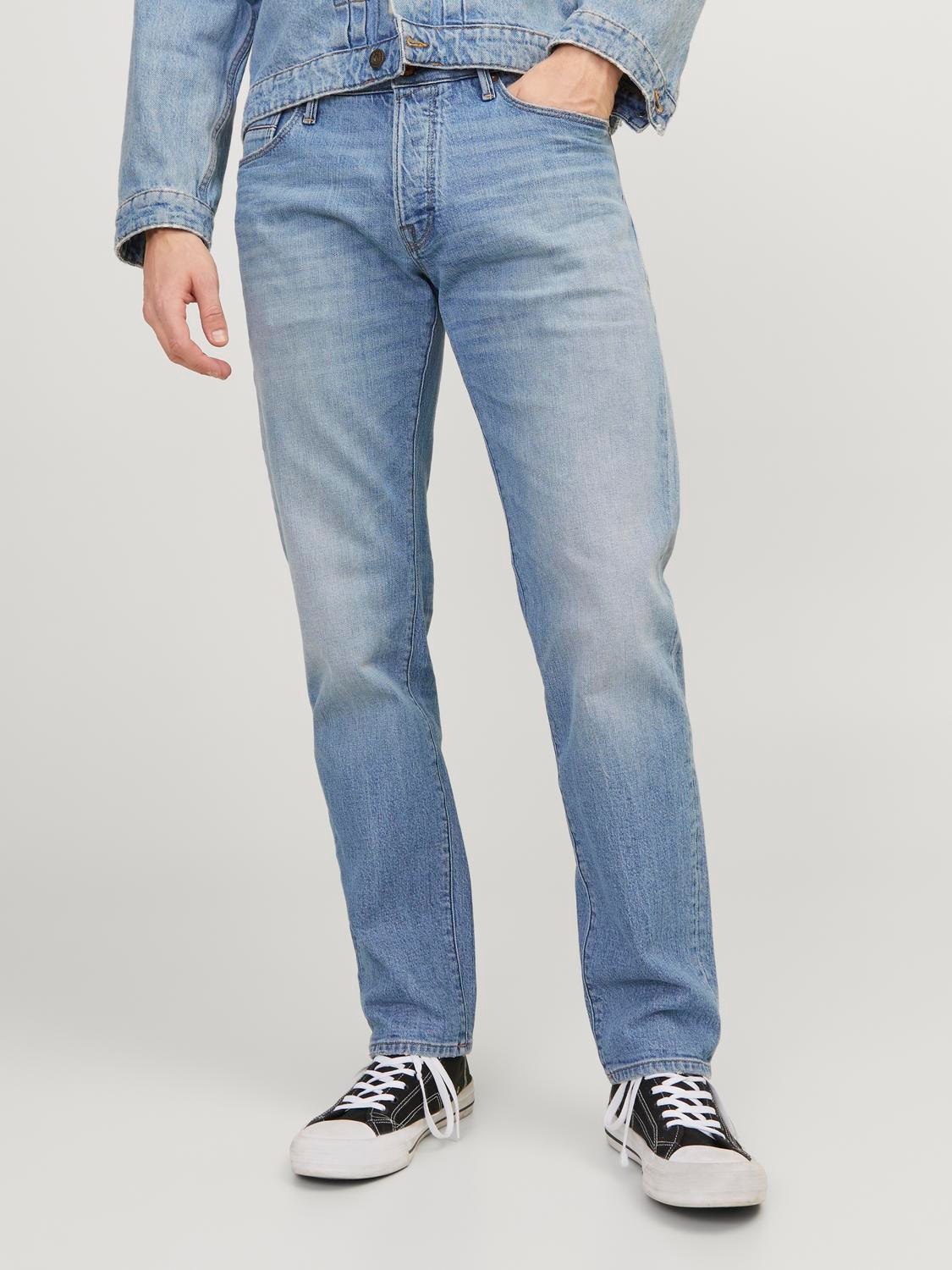 Jack & Jones JJIMIKE JJCARTER JJ 044 Tapered fit jeans -Blue Denim - 12253001