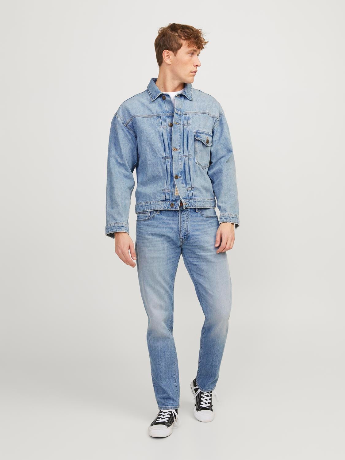 Jack & Jones JJIMIKE JJCARTER JJ 044 Tapered fit Teksad -Blue Denim - 12253001