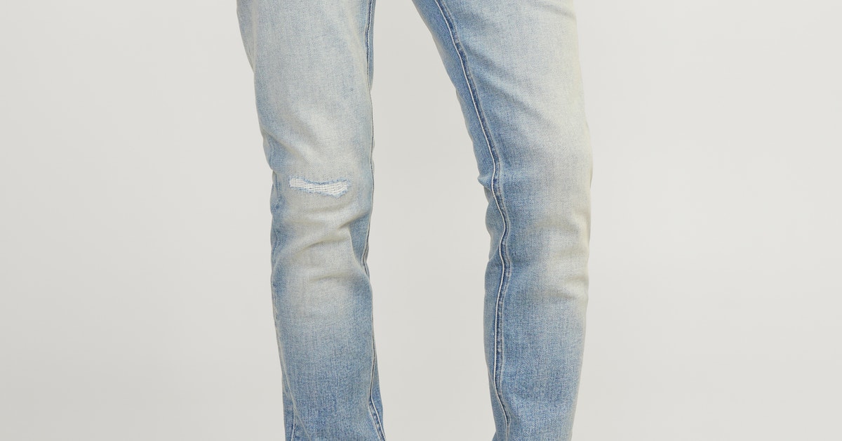 JJILIAM JJCOLE GE 672 SN Skinny Jeans | Mittelblau | Jack & Jones® 