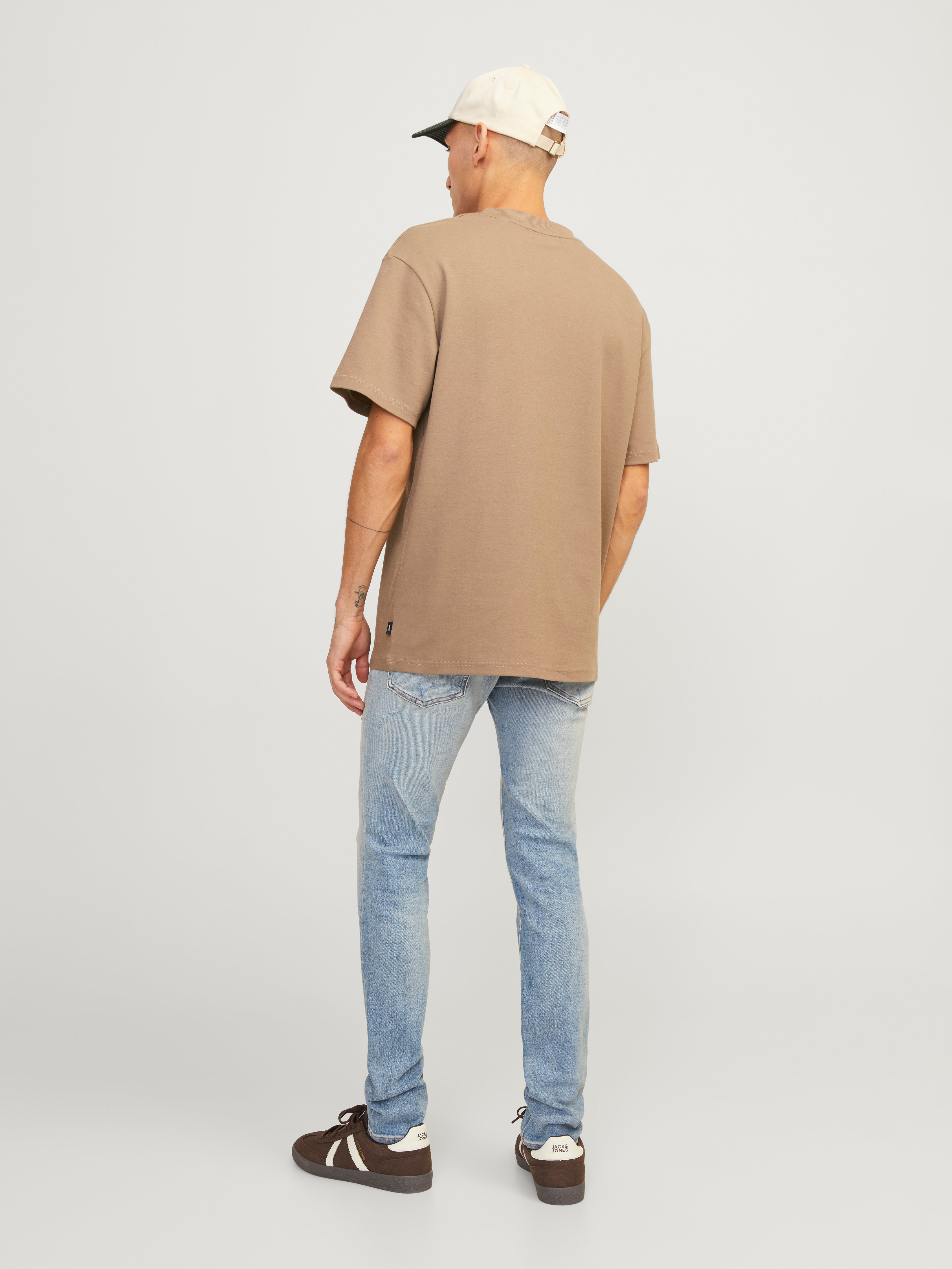 JJILIAM JJCOLE GE 672 SN Skinny Jeans | Mittelblau | Jack & Jones® 