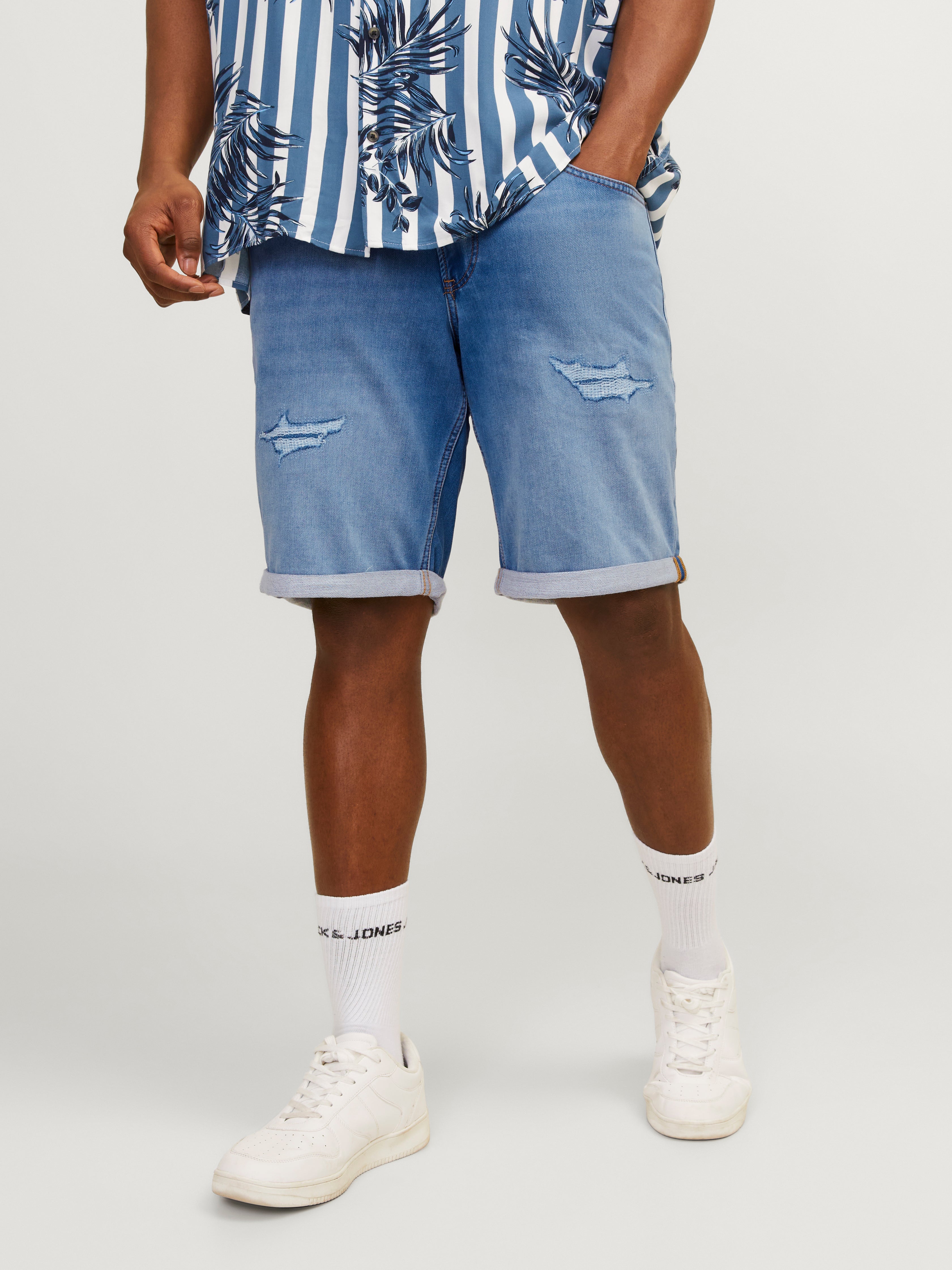 Plus Normal Geschnitten Regular Fit Shorts