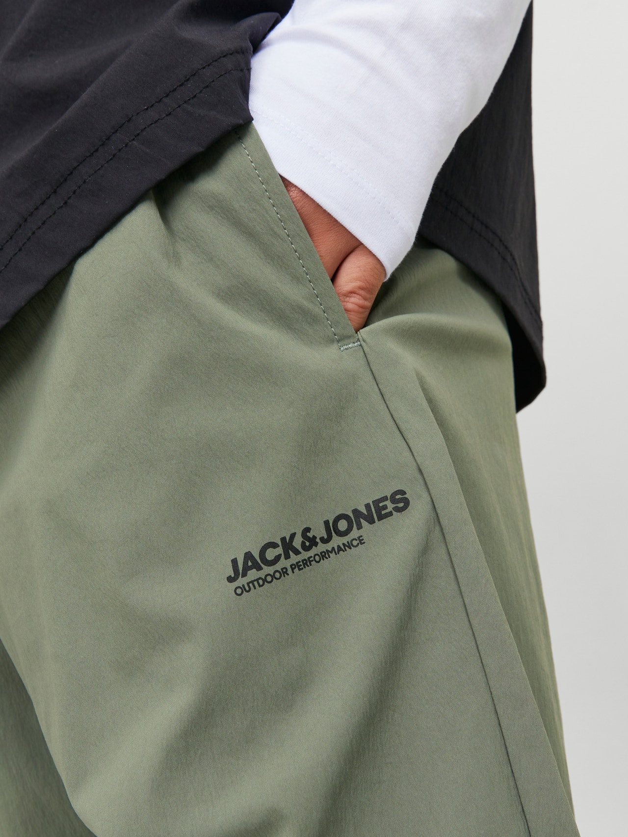 Jack & Jones Loose Fit Trousers -Agave Green - 12253040