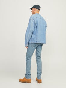 Jack & Jones JJICLARK JJEVAN AM 495 NOOS Klasikinio kirpimo džinsai -Blue Denim - 12253073