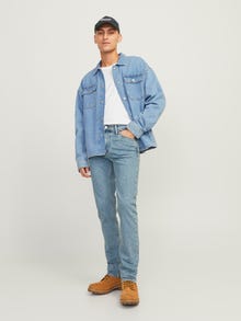 Jack & Jones JJICLARK JJEVAN AM 495 NOOS Klasikinio kirpimo džinsai -Blue Denim - 12253073