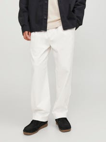 Jack & Jones Loose Fit Chino kelnės -Cloud Dancer - 12253082