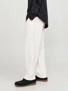 Jack & Jones Loose Fit Spodnie chino -Cloud Dancer - 12253082