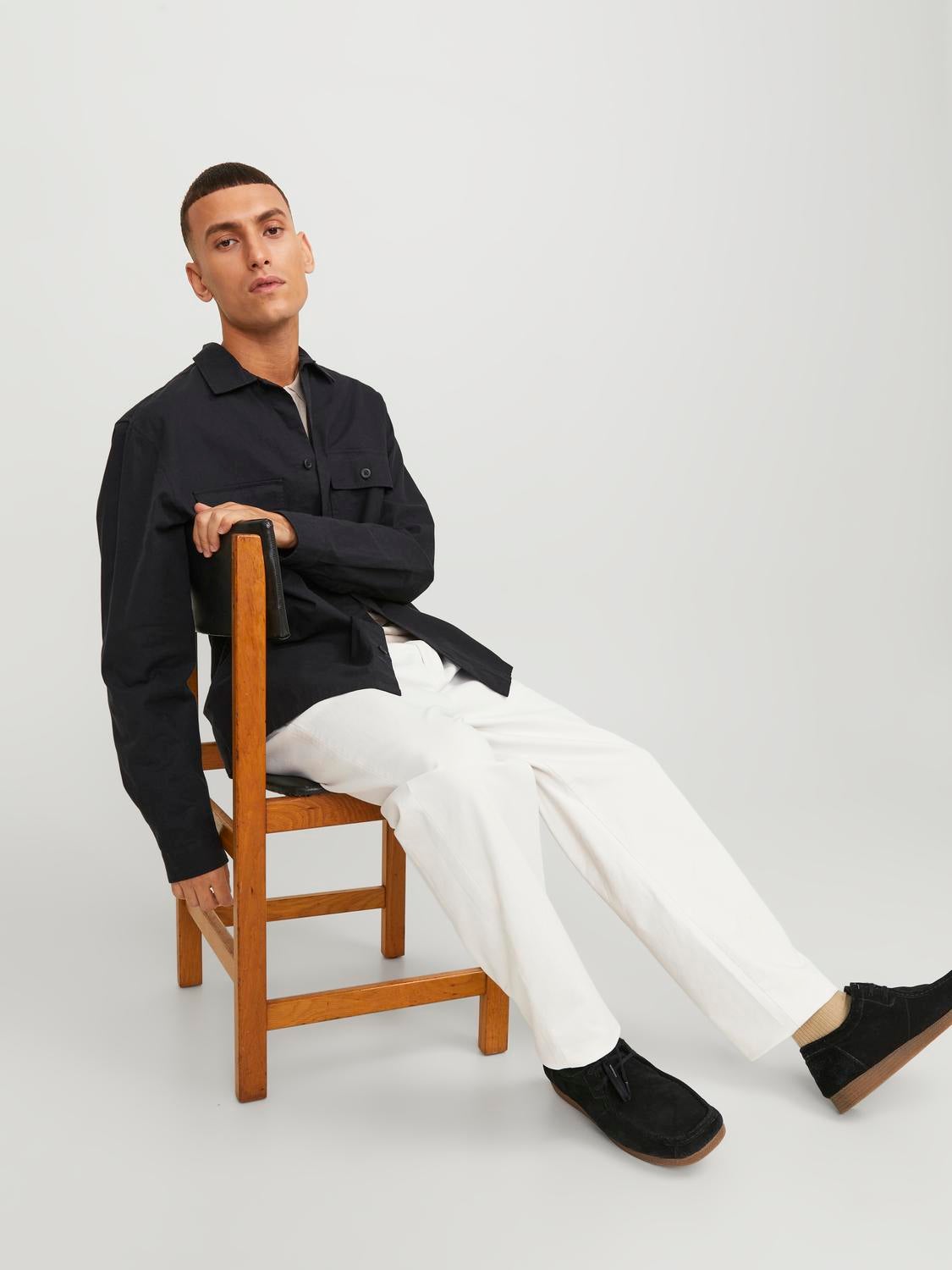 Black men's chino trousers - Comfort fit - Shop Varteks d.d.