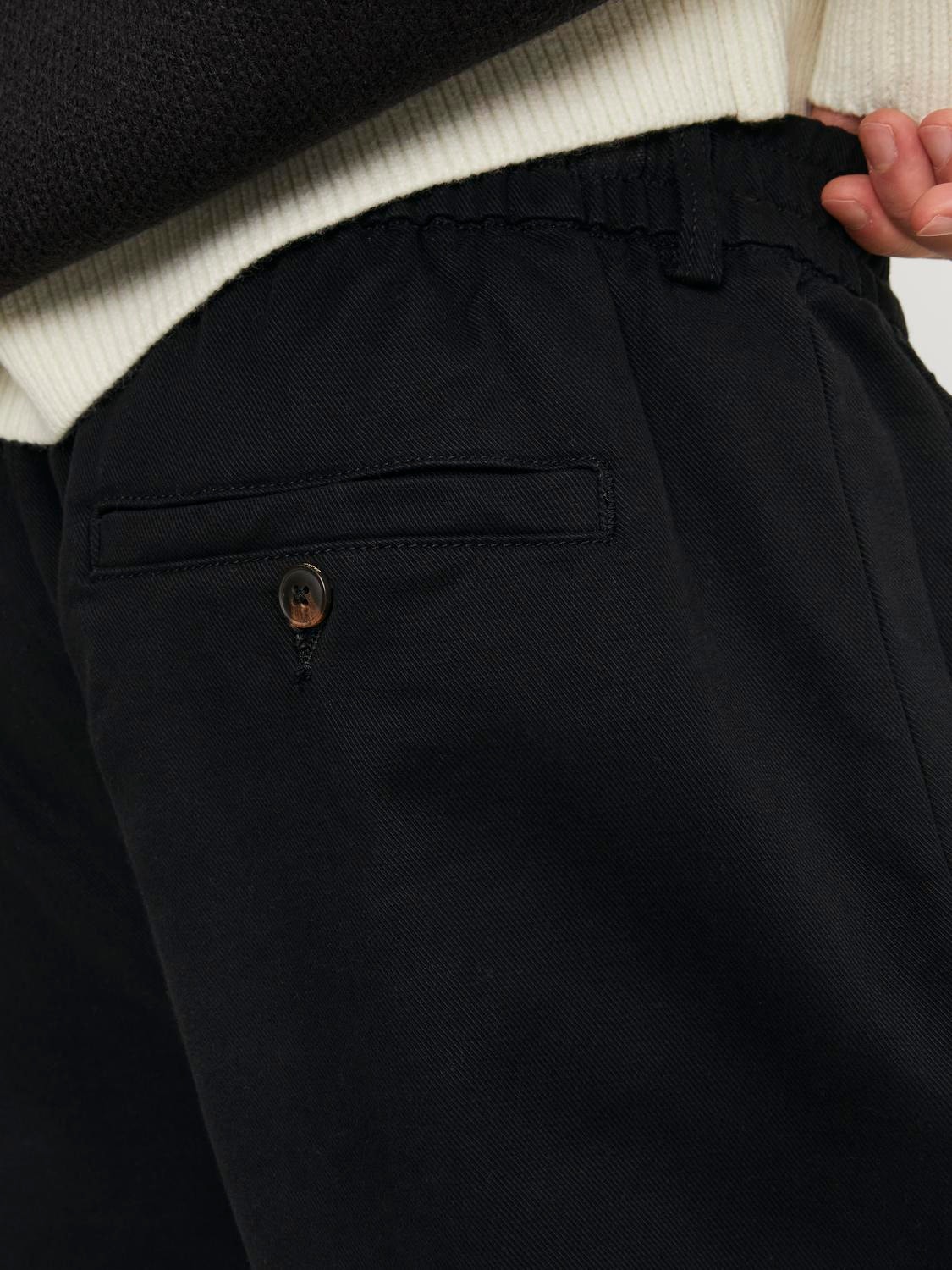Jack & Jones Loose Fit Chino pants -Black - 12253082