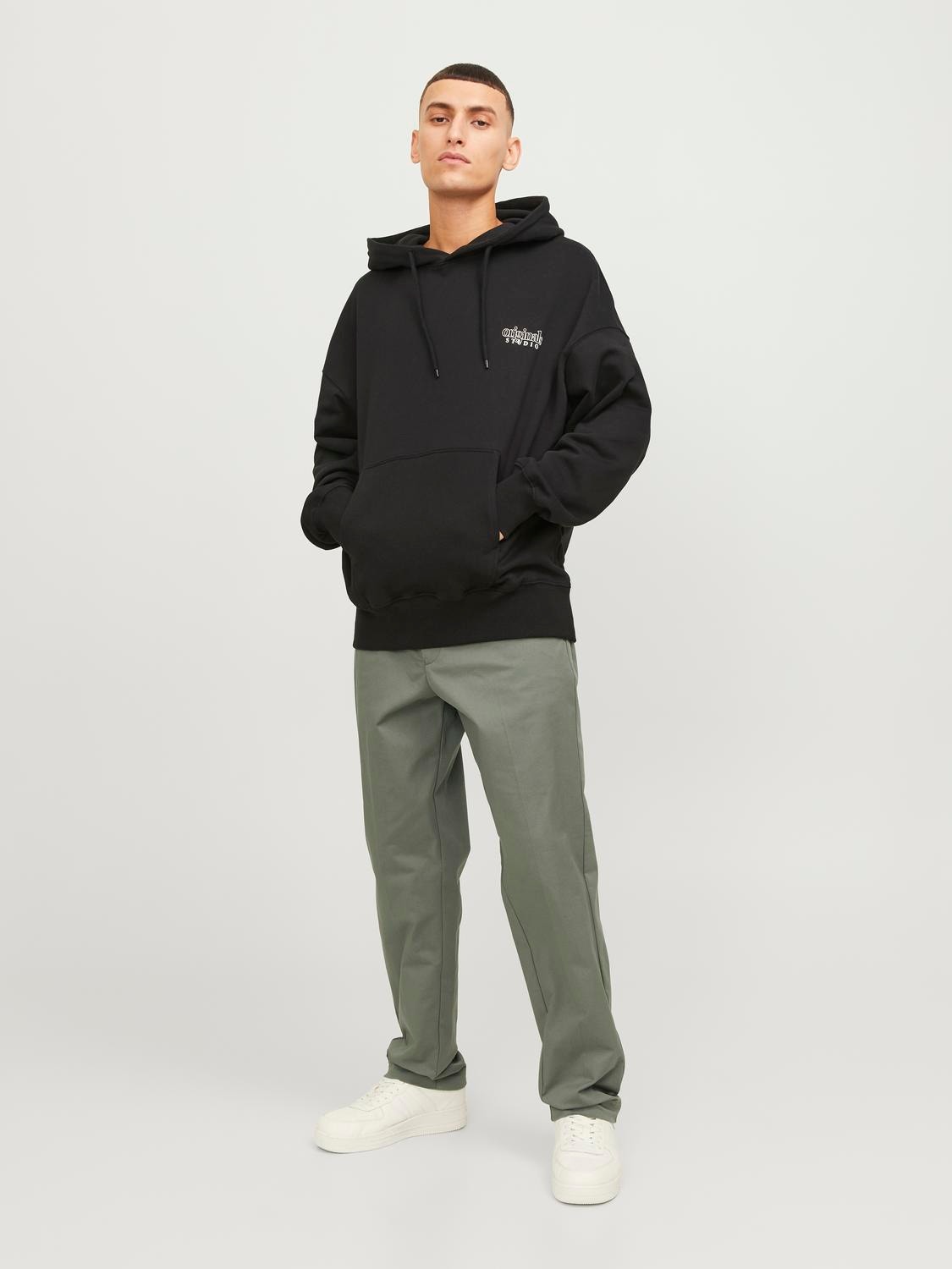 Jack & Jones Relaxed Fit Chinobukse -Agave Green - 12253083