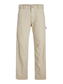 Jack & Jones Laisvas kirpimas „Worker“ stiliaus kelnės -Fields Of Rye - 12253091