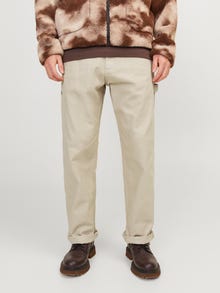 Jack & Jones Laisvas kirpimas „Worker“ stiliaus kelnės -Fields Of Rye - 12253091