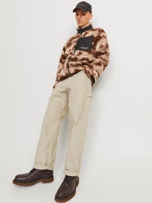 Jack & Jones Laisvas kirpimas „Worker“ stiliaus kelnės -Fields Of Rye - 12253091