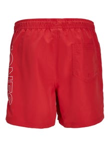 Jack & Jones Regular Fit Badshorts -True Red - 12253118
