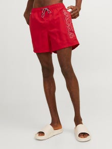 Jack & Jones Regular Fit Badehose -True Red - 12253118