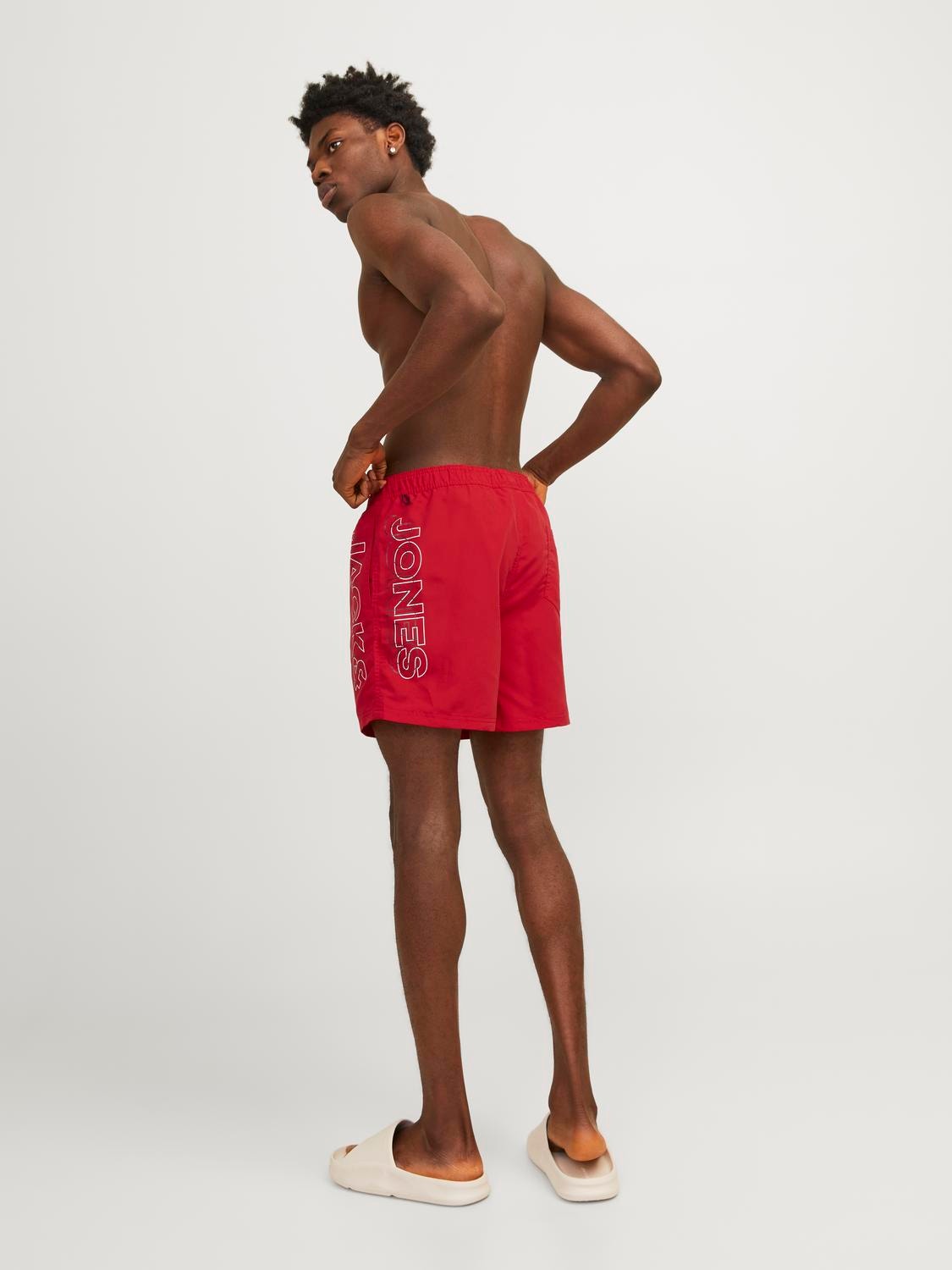Jack & Jones Regular Fit Swim shorts -True Red - 12253118