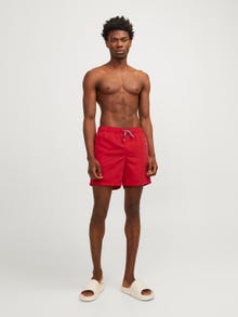 Jack & Jones Regular Fit Badehose -True Red - 12253118