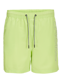 Jack & Jones Klasikinis kirpimas Plaukimo šortai -Wild Lime - 12253118