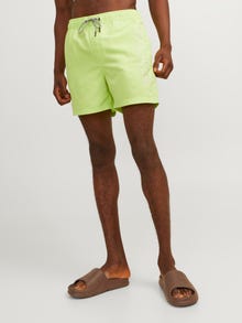 Jack & Jones Klasikinis kirpimas Plaukimo šortai -Wild Lime - 12253118