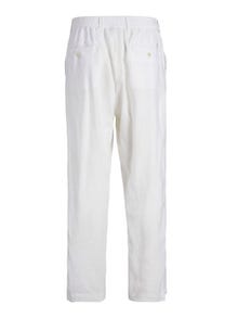 Jack & Jones Παντελόνι Loose Fit Chinos -Bright White - 12253120