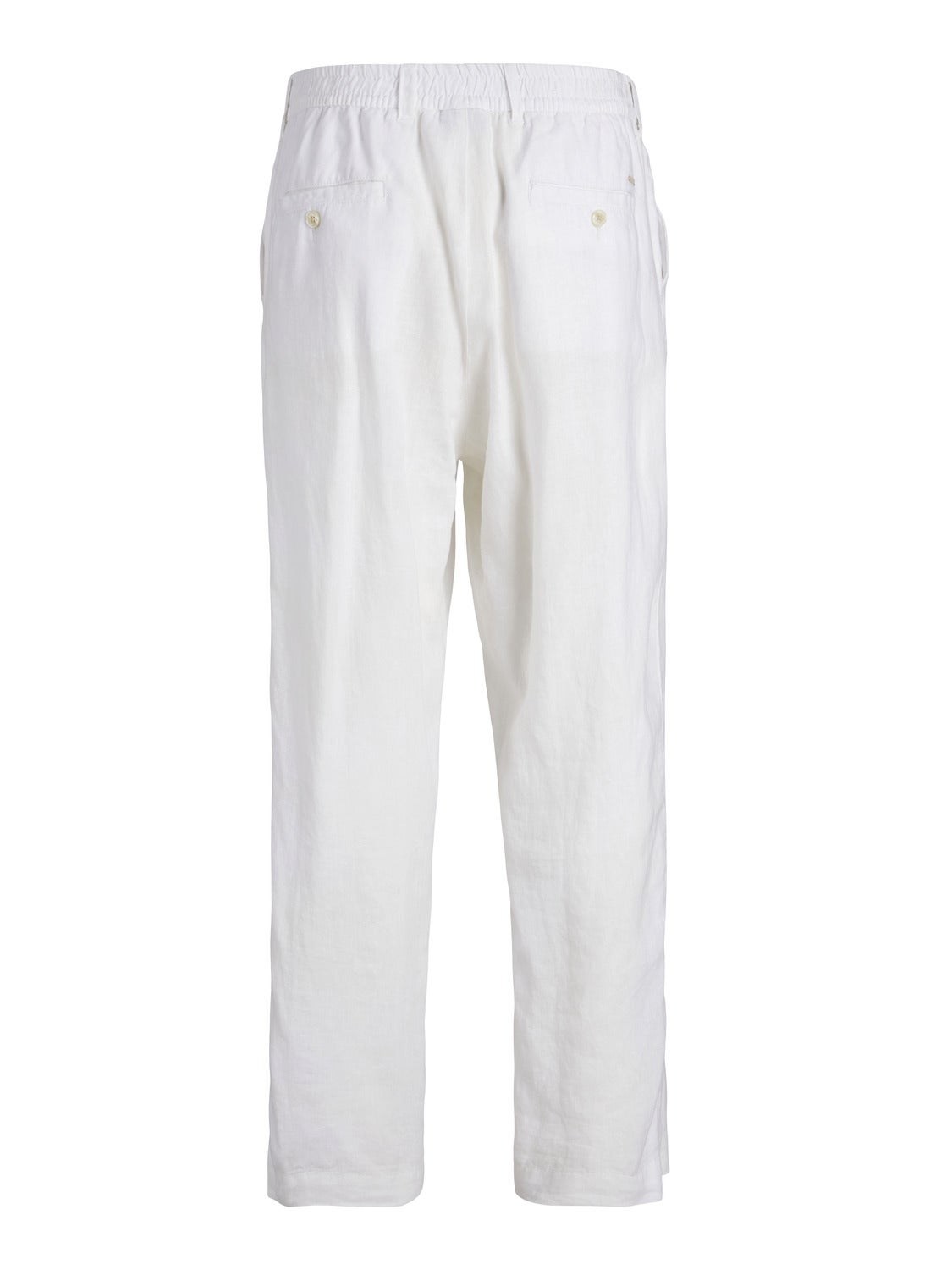 Jack & Jones Loose Fit Puuvillased püksid -Bright White - 12253120
