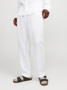 Jack & Jones Παντελόνι Loose Fit Chinos -Bright White - 12253120