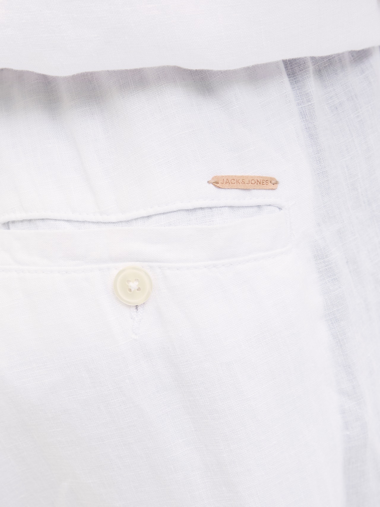 Jack & Jones Loose Fit Puuvillased püksid -Bright White - 12253120