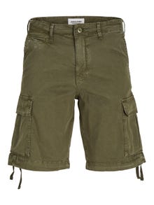 Jack & Jones Loose Fit Cargo shorts -Olive Night - 12253122