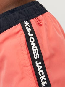 Jack & Jones Regular Fit Badeshorts -Hot Coral - 12253129