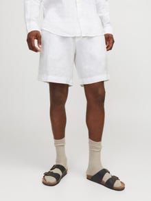 Jack & Jones Relaxed Fit Rövidnadrág -Bright White - 12253134