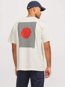 R.D.D. ROYAL DENIM DIVISION RDD Gedruckt T-shirt -Egret - 12253171