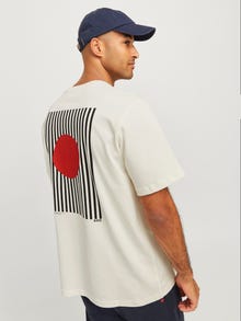 R.D.D. ROYAL DENIM DIVISION RDD Gedruckt T-shirt -Egret - 12253171