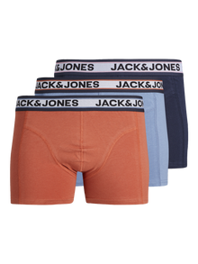 Jack & Jones 3-pak Bokserki Dla chłopców -Coronet Blue - 12253172