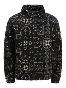 Jack & Jones Cipzáras Kapucnis Pulóver -Black - 12253180