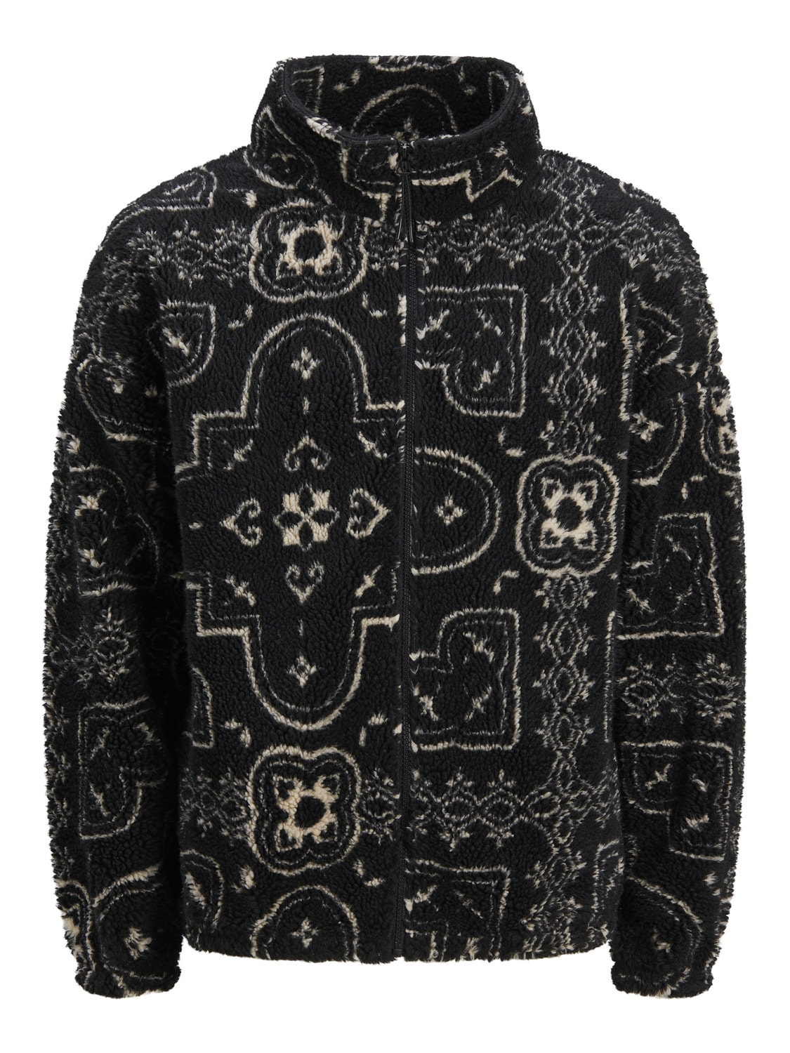 Jack & Jones Hættetrøje med lynlås -Black - 12253180