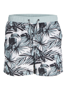Jack & Jones Regular Fit Uimashortsit -Gray Mist - 12253217