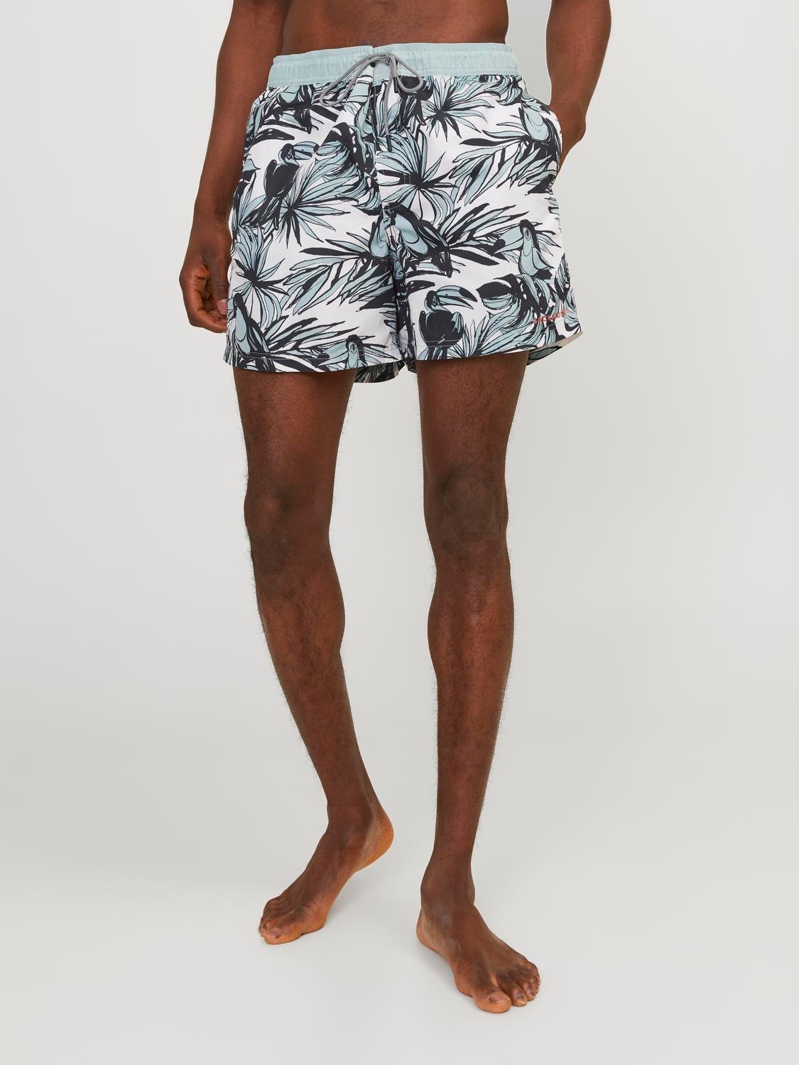 Jack & Jones Regular Fit Swim shorts -Gray Mist - 12253217